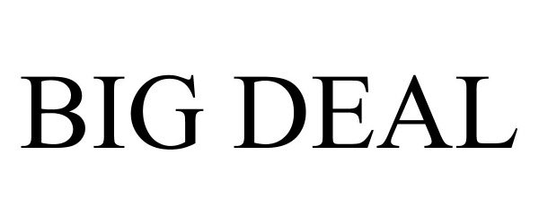 Trademark Logo BIG DEAL