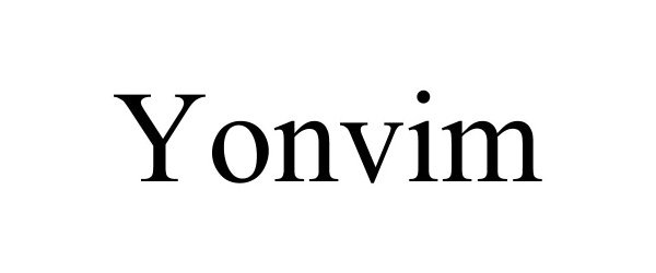 Trademark Logo YONVIM