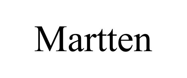 Trademark Logo MARTTEN