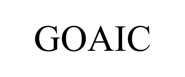Trademark Logo GOAIC