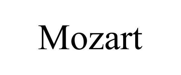Trademark Logo MOZART