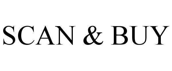 Trademark Logo SCAN & BUY