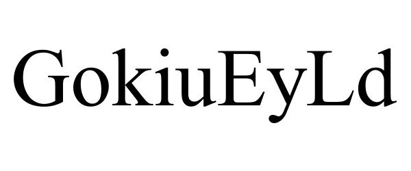 Trademark Logo GOKIUEYLD