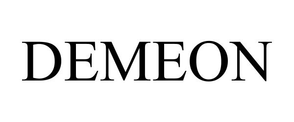 Trademark Logo DEMEON