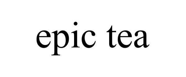 Trademark Logo EPIC TEA