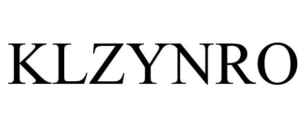 Trademark Logo KLZYNRO
