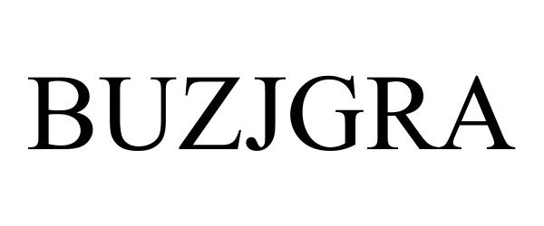 Trademark Logo BUZJGRA