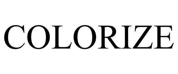 Trademark Logo COLORIZE