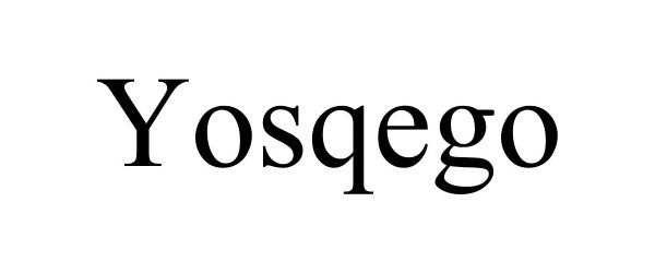 Trademark Logo YOSQEGO