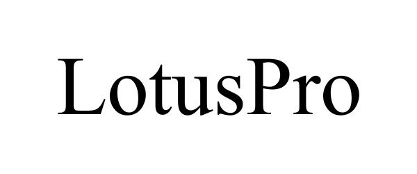  LOTUSPRO