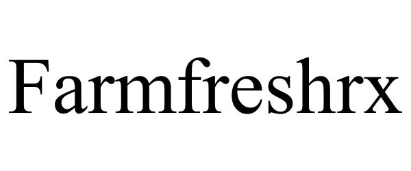 Trademark Logo FARMFRESHRX