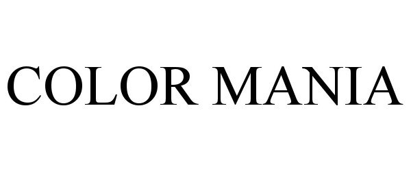 Trademark Logo COLOR MANIA