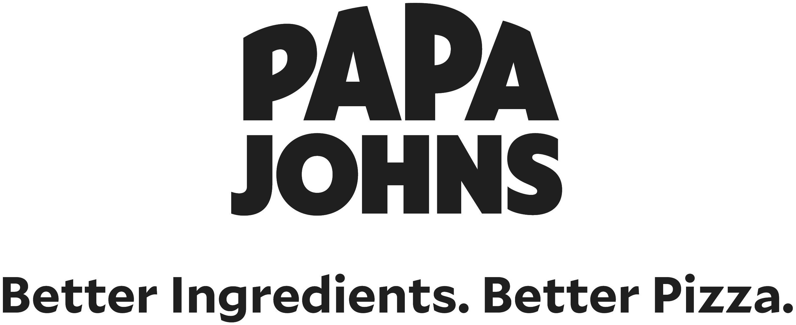 PAPA JOHN'S PIZZA "BETTER INGREDIENTS BETTER PIZZA UNIFORM LOGO RED BASEBALL CAP 