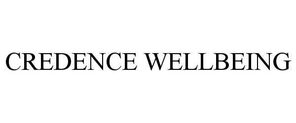 Trademark Logo CREDENCE WELLBEING