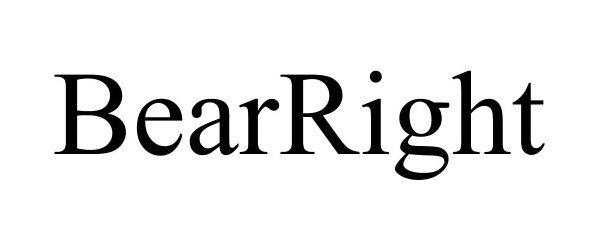 Trademark Logo BEARRIGHT