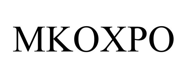 Trademark Logo MKOXPO