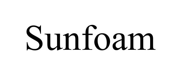 Trademark Logo SUNFOAM