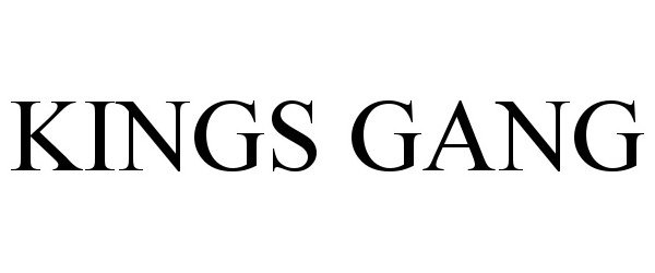 Trademark Logo KINGS GANG