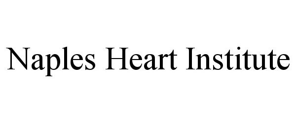  NAPLES HEART INSTITUTE