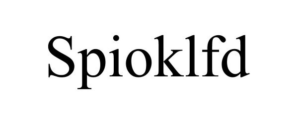 Trademark Logo SPIOKLFD