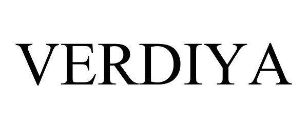 Trademark Logo VERDIYA