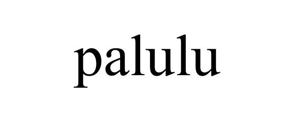 Trademark Logo PALULU