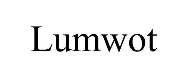 Trademark Logo LUMWOT