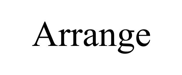 Trademark Logo ARRANGE