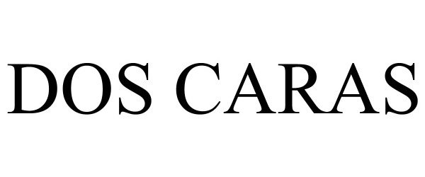 Trademark Logo DOS CARAS