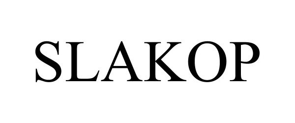 Trademark Logo SLAKOP