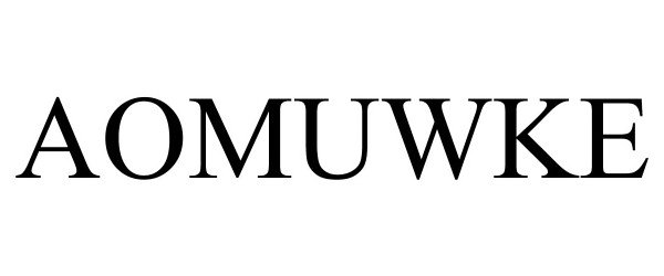 Trademark Logo AOMUWKE