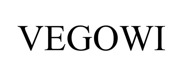 Trademark Logo VEGOWI