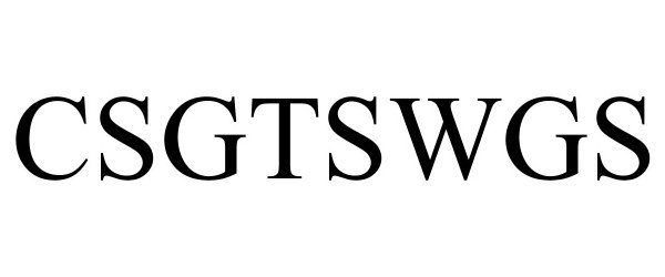  CSGTSWGS