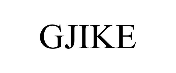 Trademark Logo GJIKE