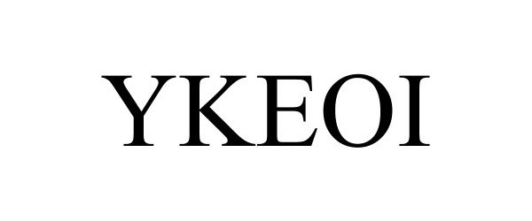 Trademark Logo YKEOI