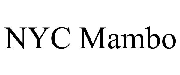 Trademark Logo NYC MAMBO
