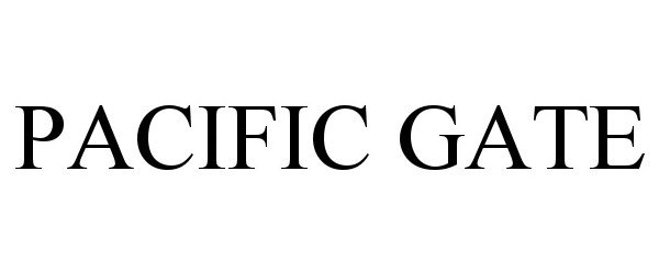 Trademark Logo PACIFIC GATE