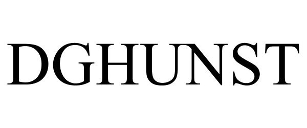 Trademark Logo DGHUNST