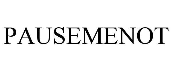 Trademark Logo PAUSEMENOT