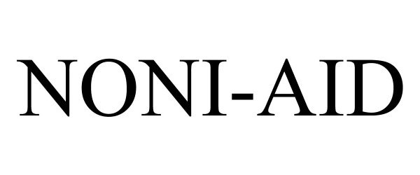 Trademark Logo NONI-AID