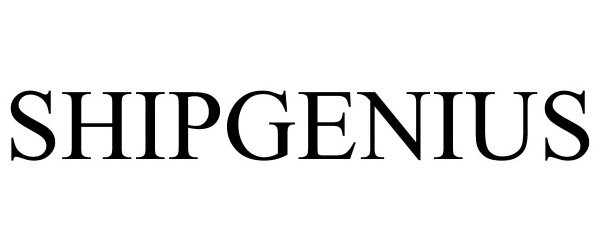 Trademark Logo SHIPGENIUS