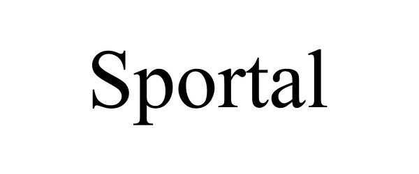Trademark Logo SPORTAL