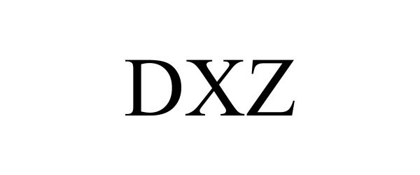 Trademark Logo DXZ