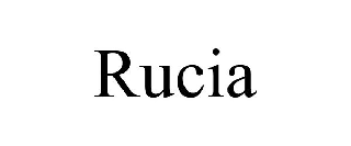 Trademark Logo RUCIA