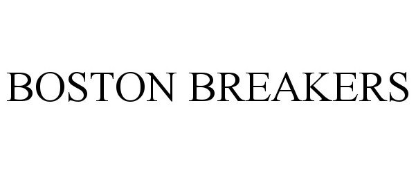 Trademark Logo BOSTON BREAKERS
