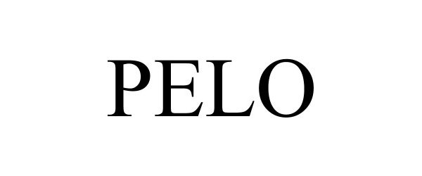 Trademark Logo PELO