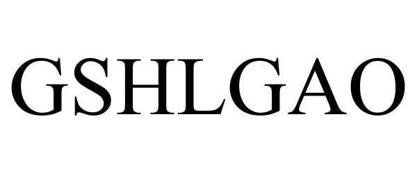 Trademark Logo GSHLGAO