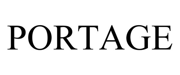 Trademark Logo PORTAGE