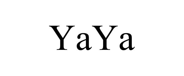Trademark Logo YAYA
