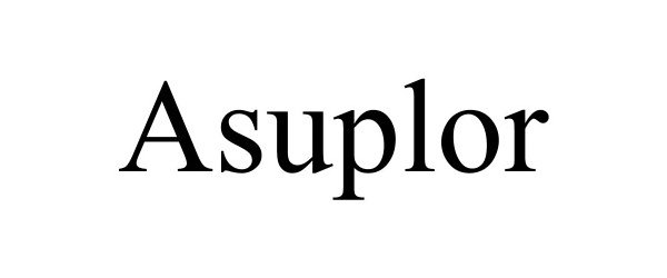 Trademark Logo ASUPLOR